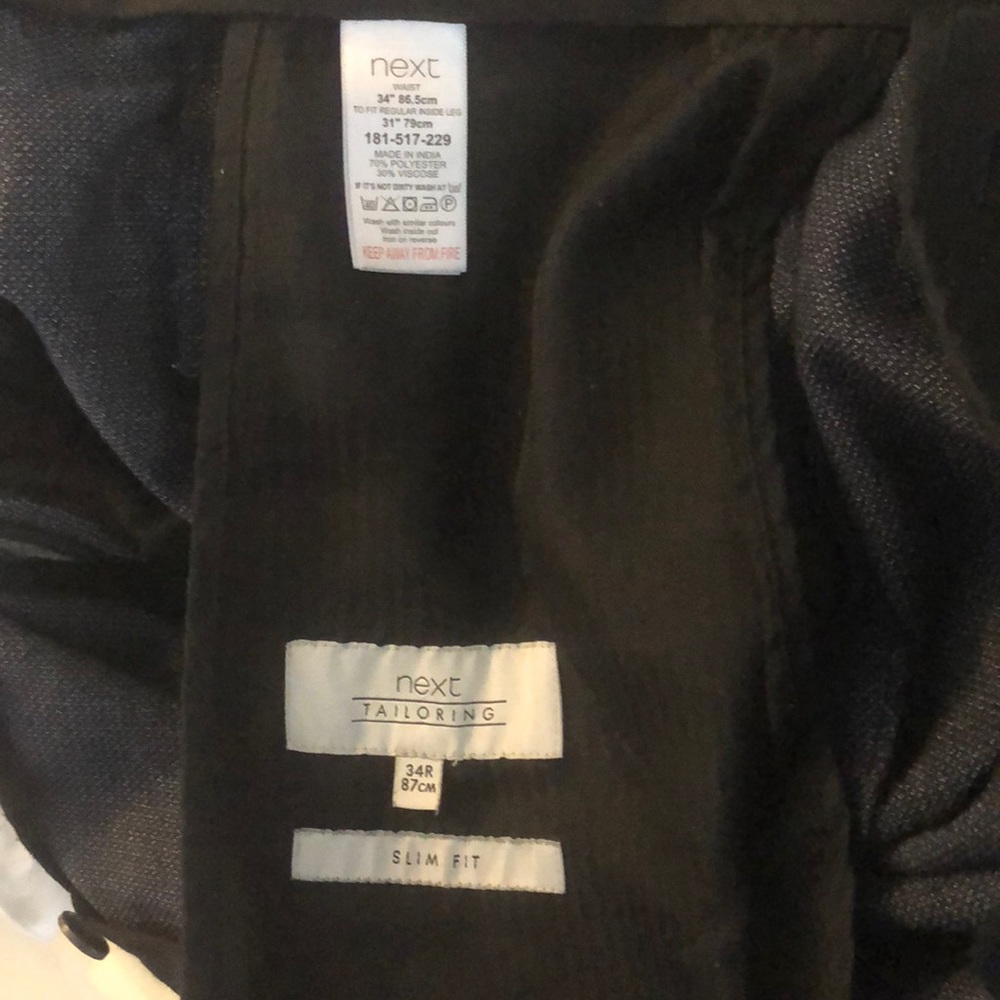 Next original (British brand) pants 34x31